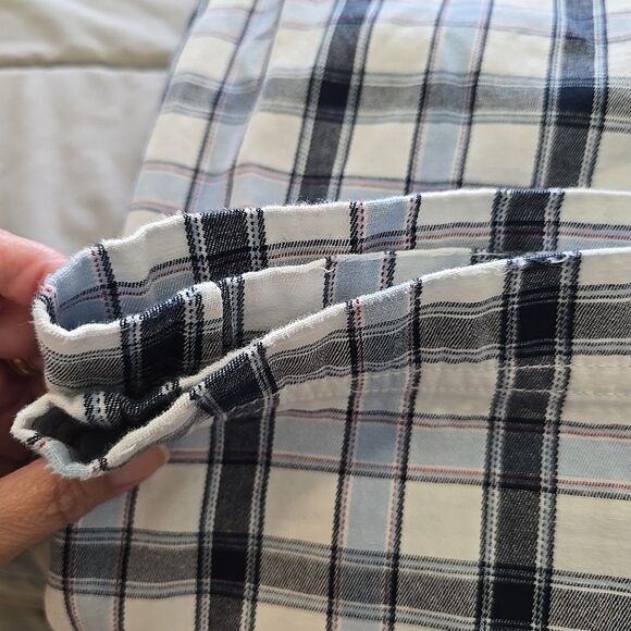 ECKO UNLTD Men's Dark and Light Blue Plaid Classic Relaxed Fit Cotton Shorts 38 - Picture 9 of 11